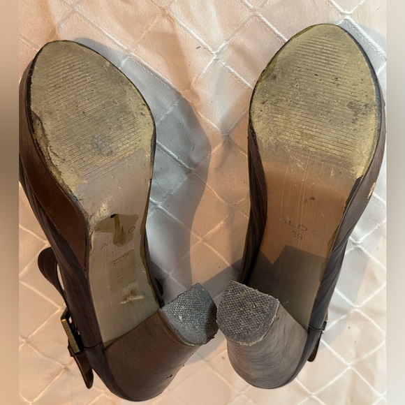 Also Brown Platform Sandals, size 39 - Picture 15 of 16